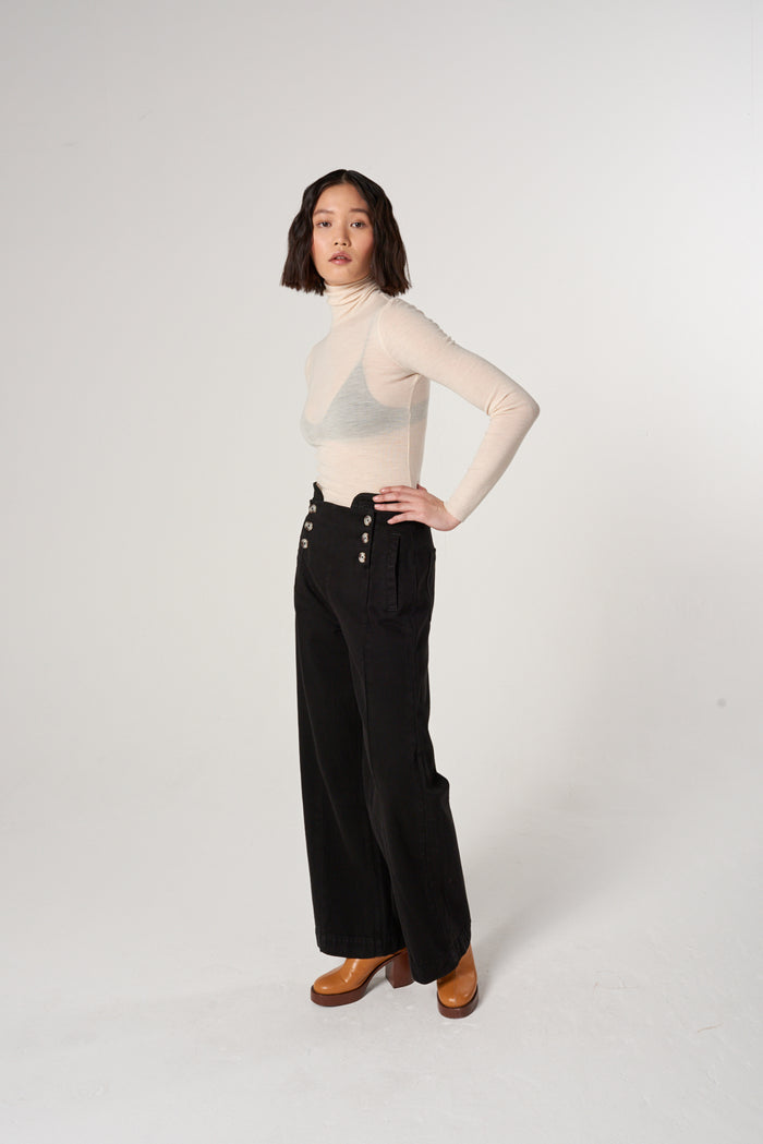Seventy + Mochi - Marie Jean in Black Denim