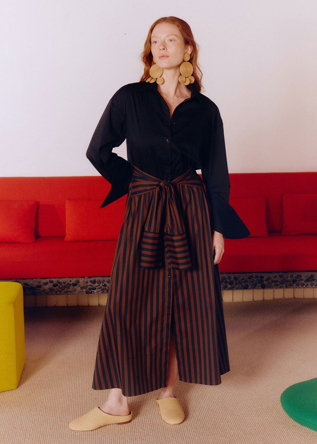 Simon Miller Inna Poplin Maxi dress