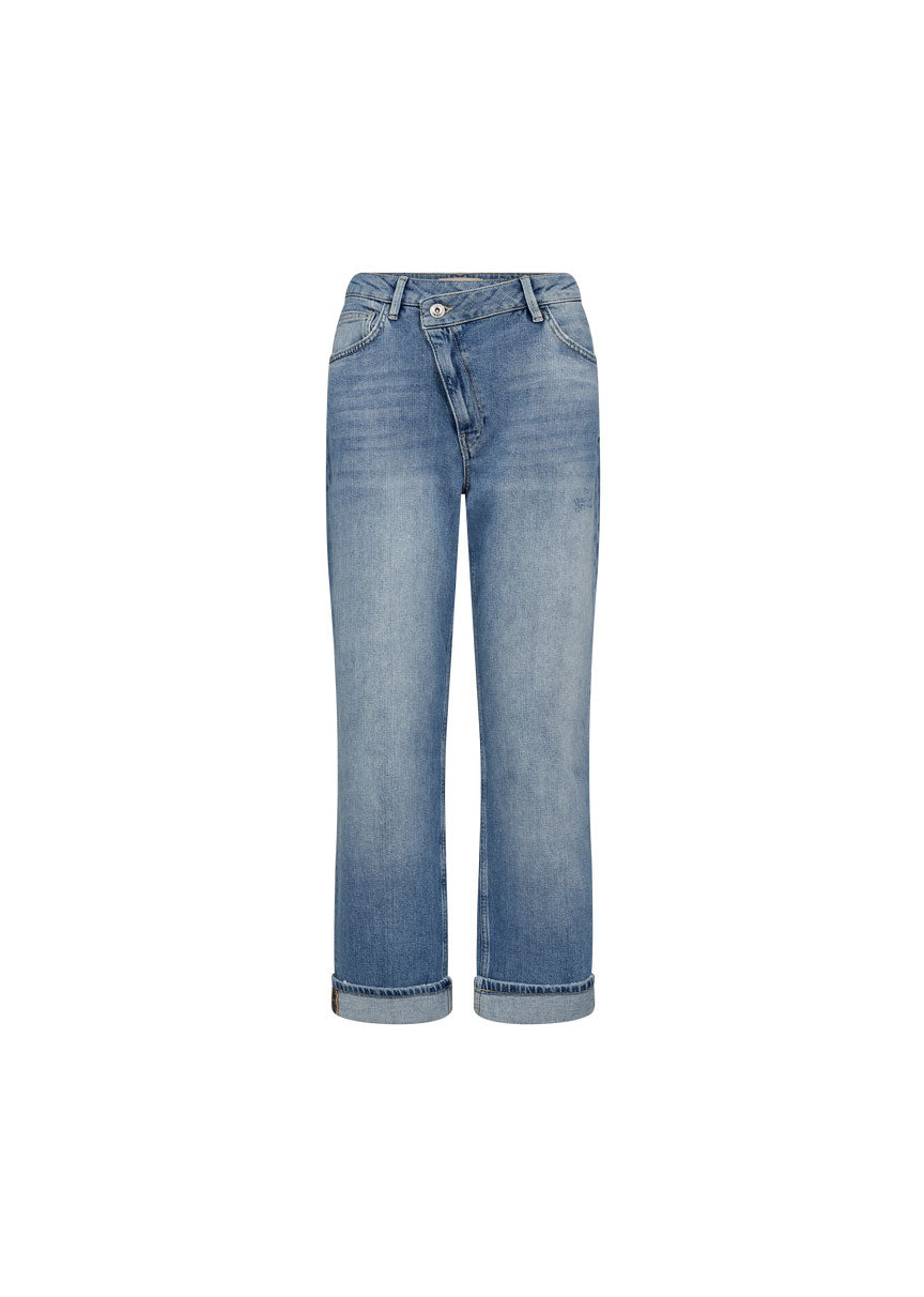 MOS MOSH MMRachel Slanted Jeans - Mid Blue