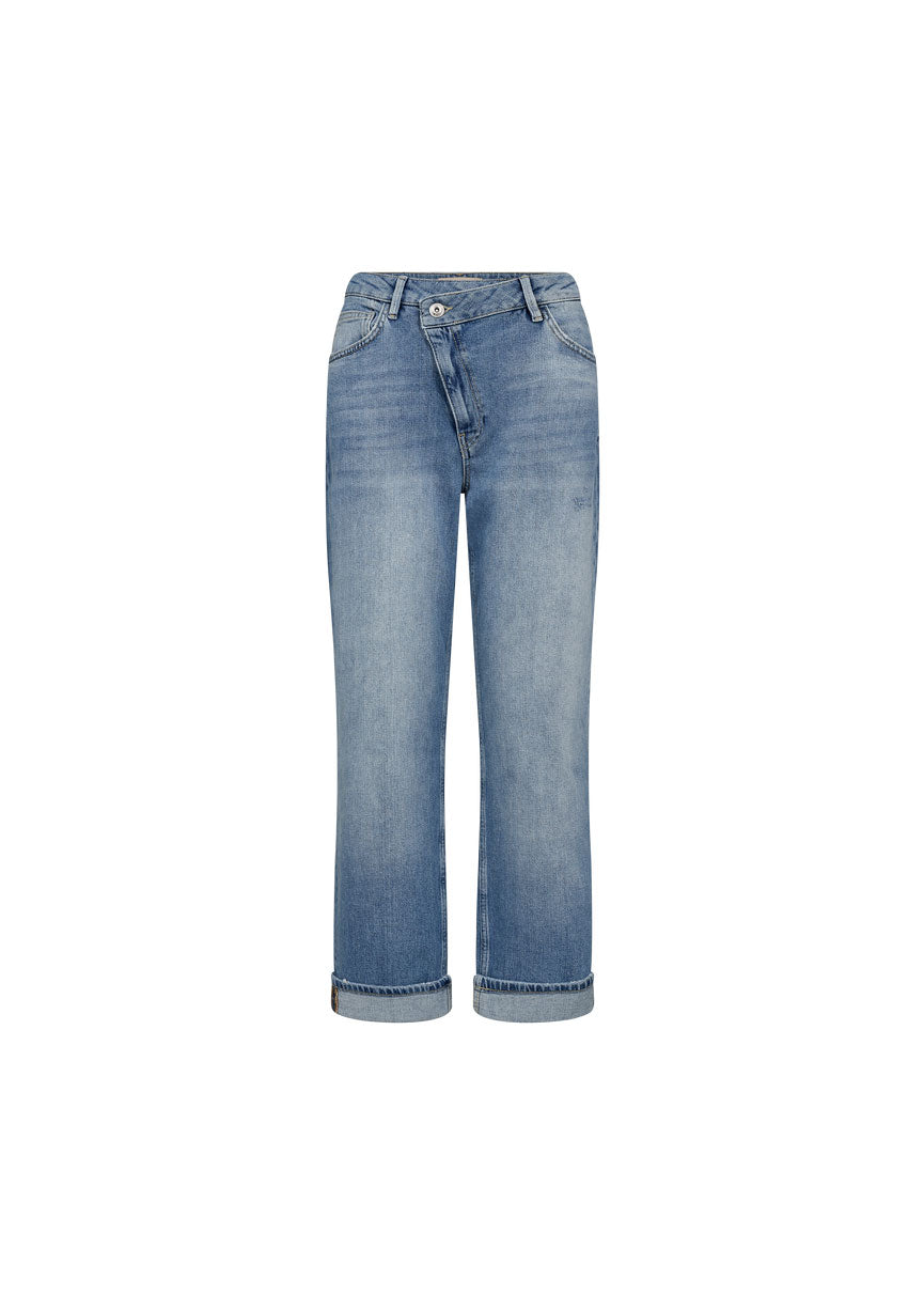 MOS MOSH MMRachel Slanted Jeans - Mid Blue
