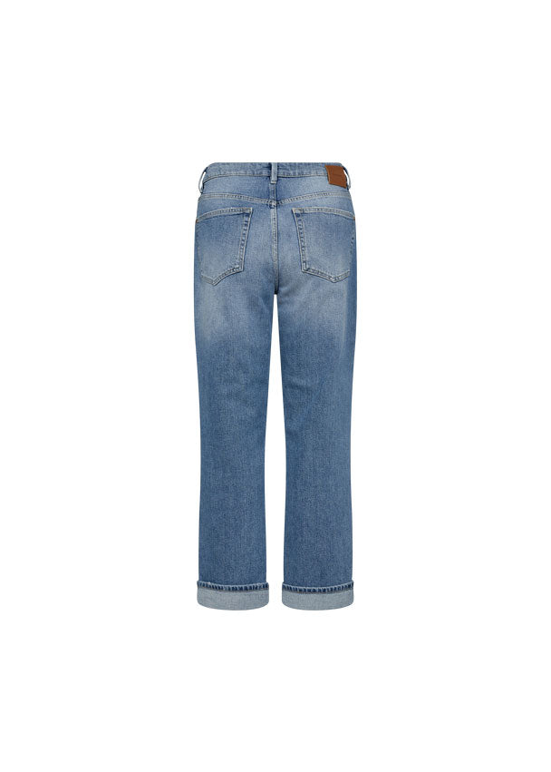MOS MOSH MMRachel Slanted Jeans - Mid Blue