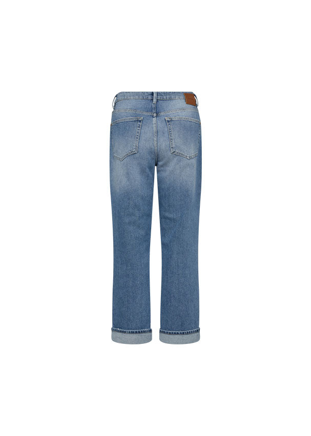 MOS MOSH MMRachel Slanted Jeans - Mid Blue