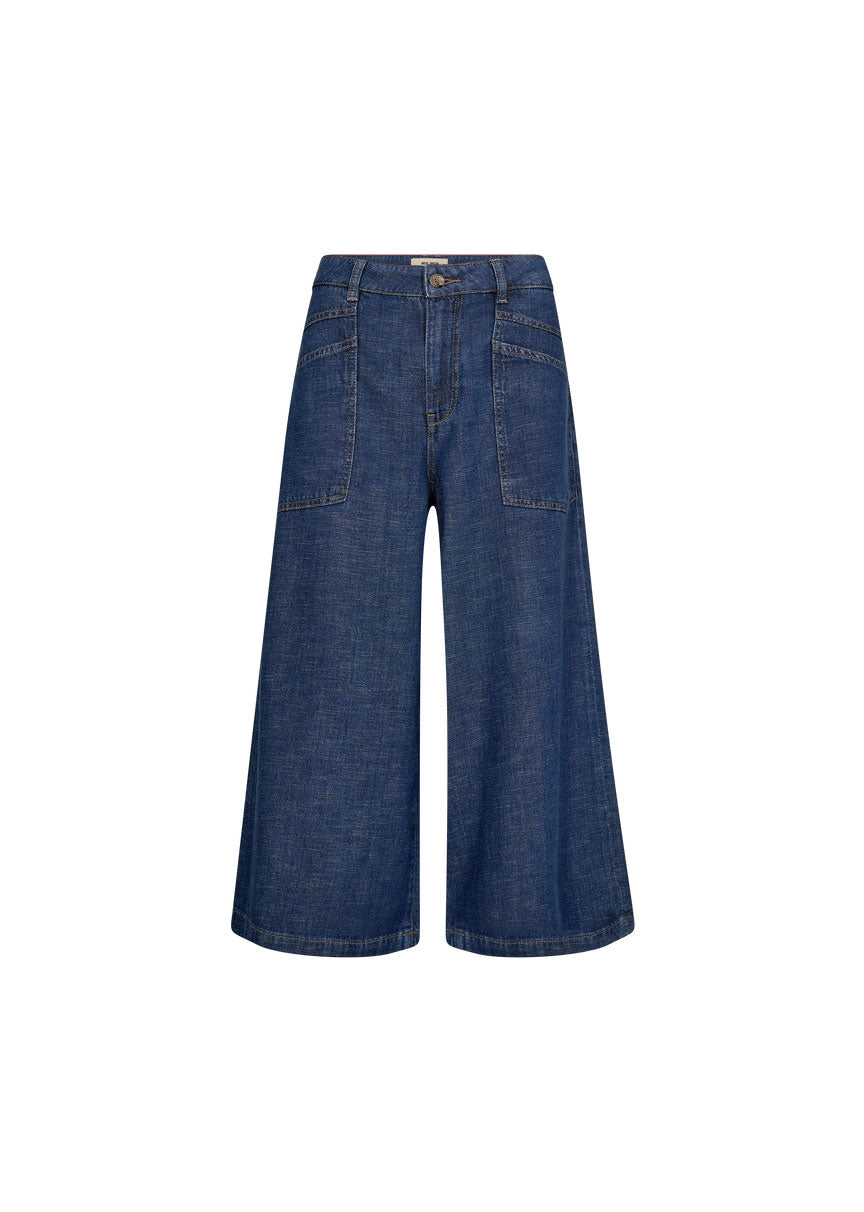 MOS MOSH MMCulotte Arge Jeans - Dark Blue