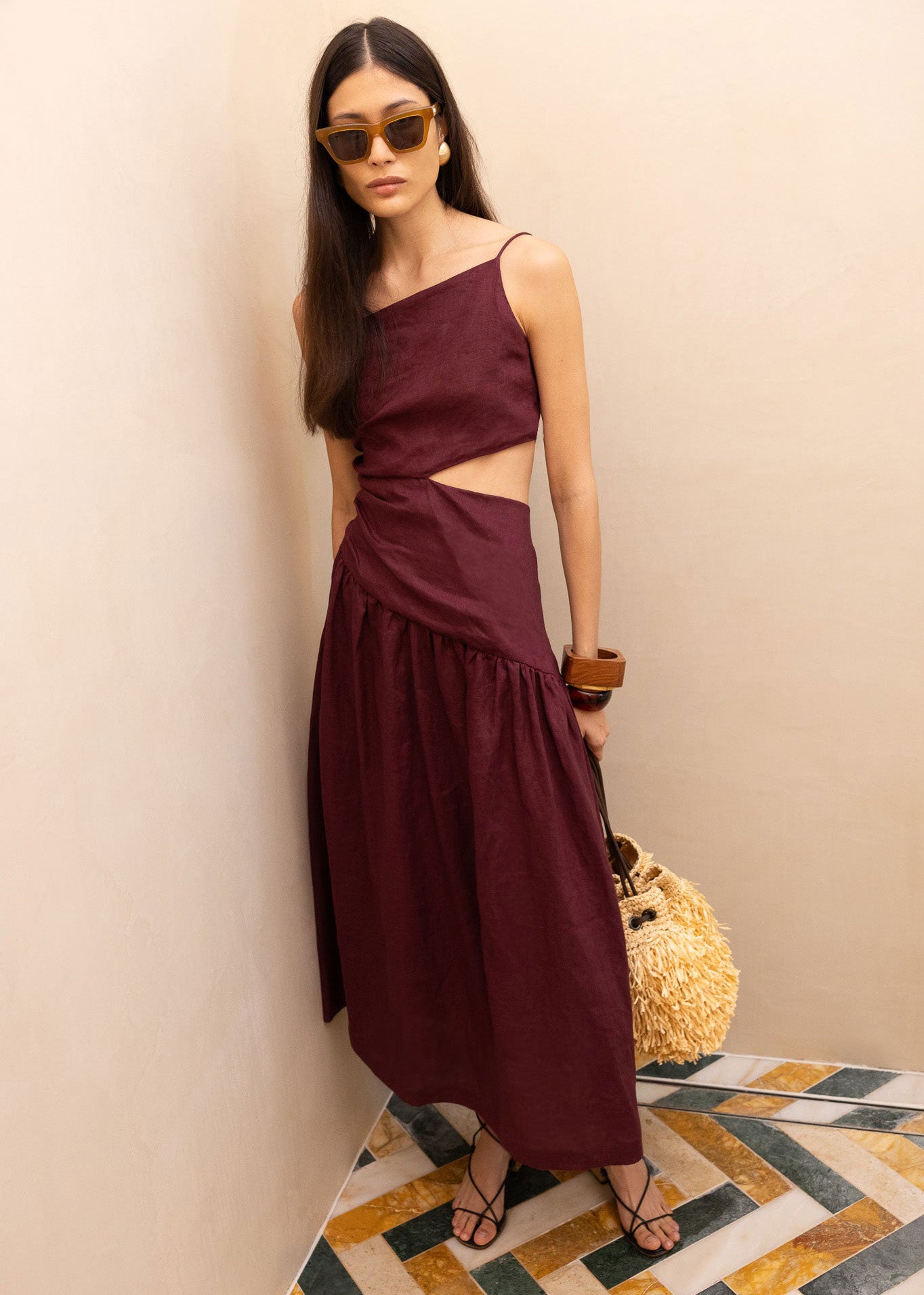 VI.VE.RE Lore Linen Dress
