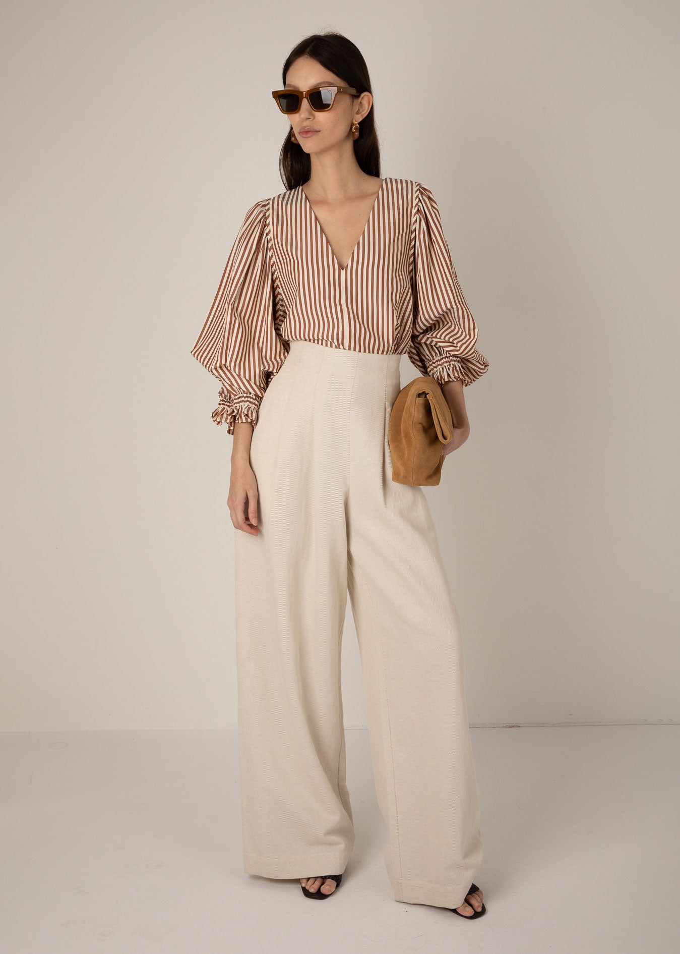 VI.VE.RE Remi Stripe Top