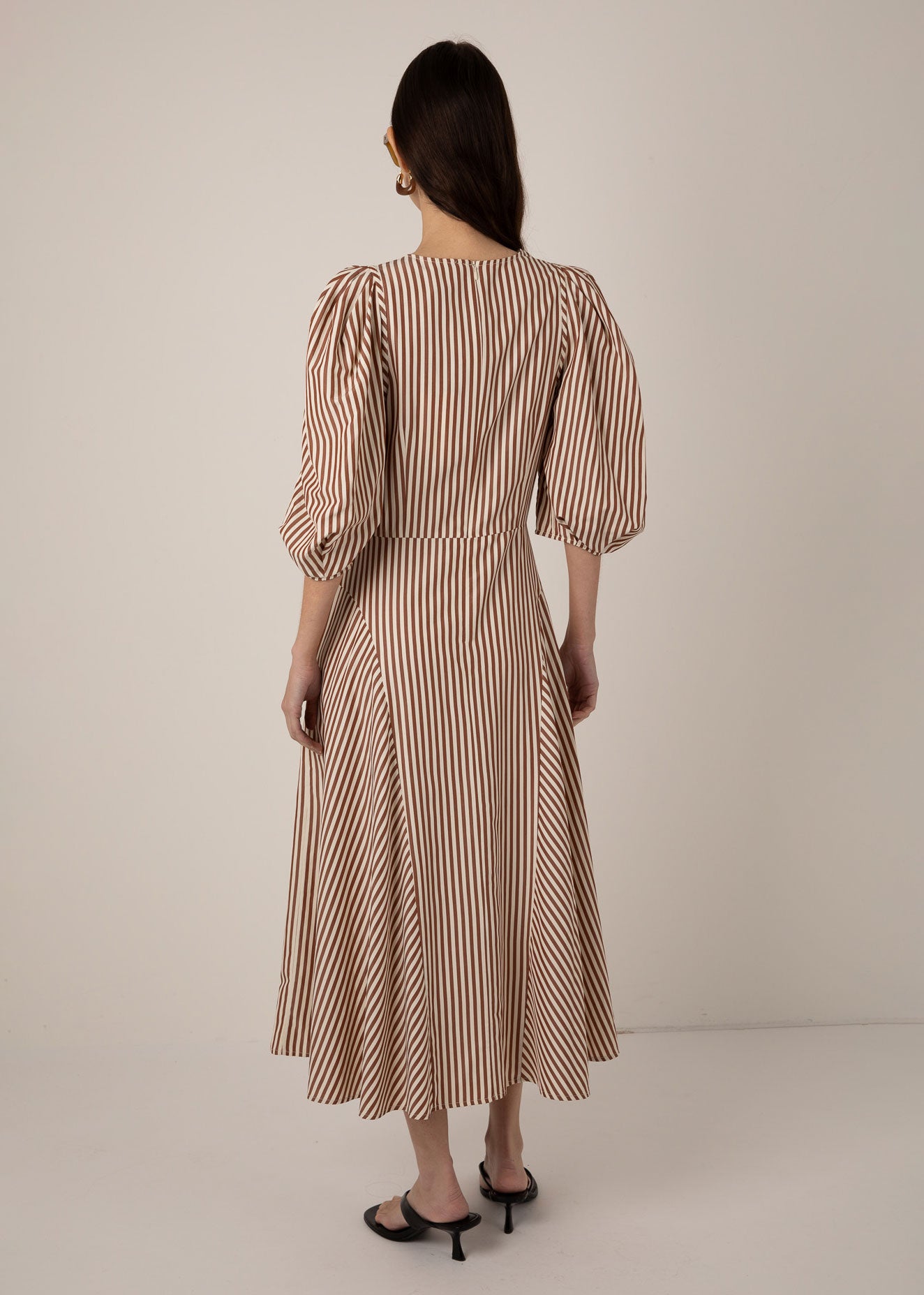 VI.VE.RE Mila Stripe Dress