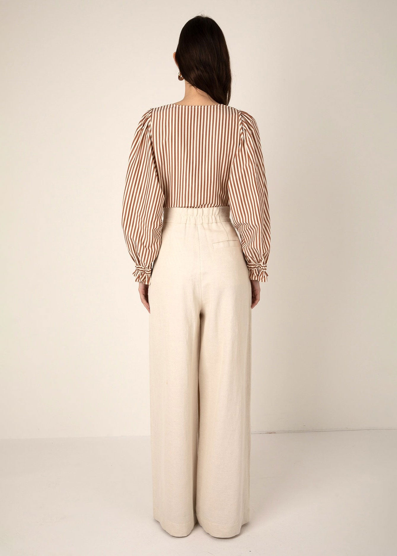 VI.VE.RE Nellie High Waisted Palazzo Trouser