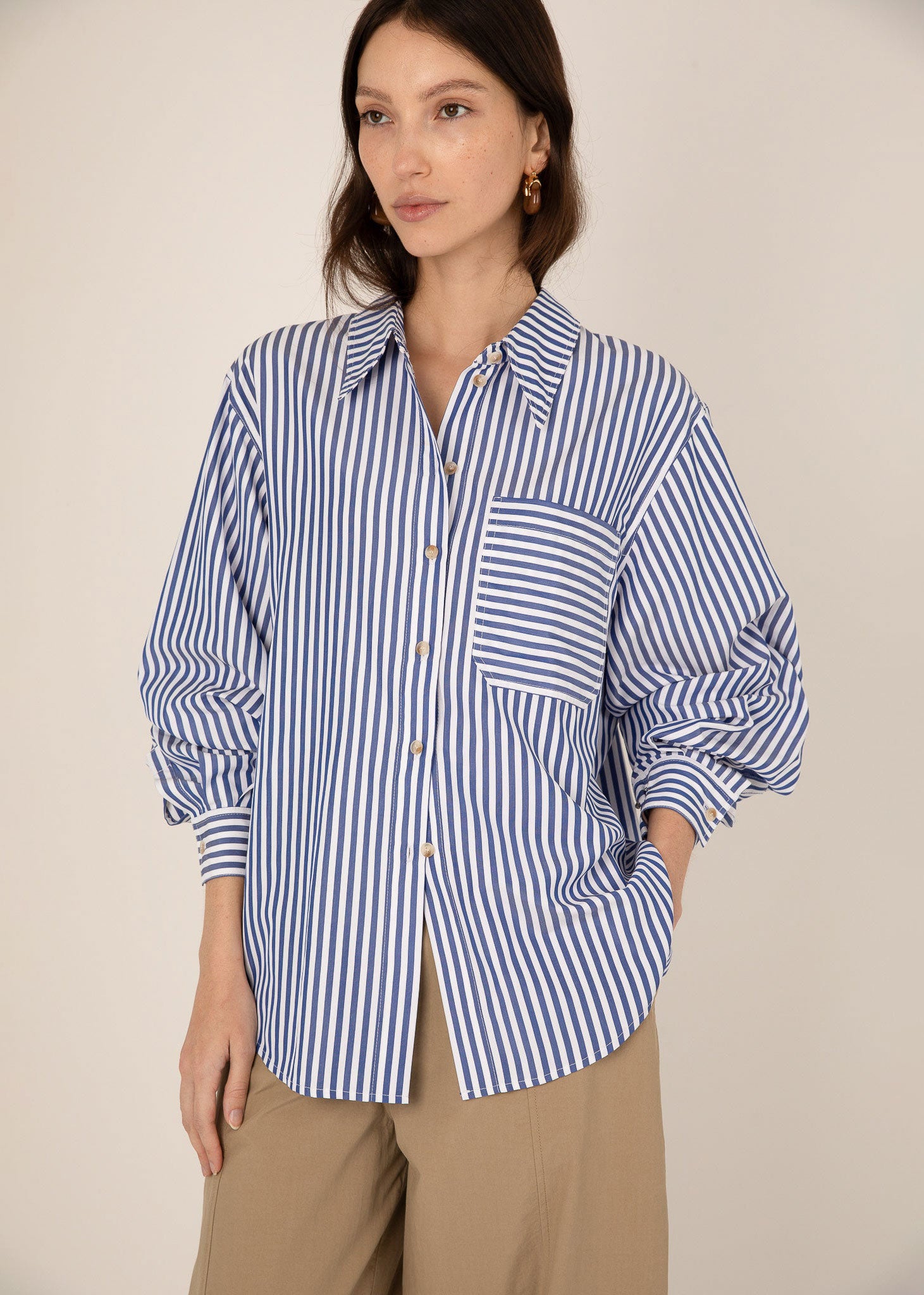 VI.VE.RE Ember Stripe Shirt