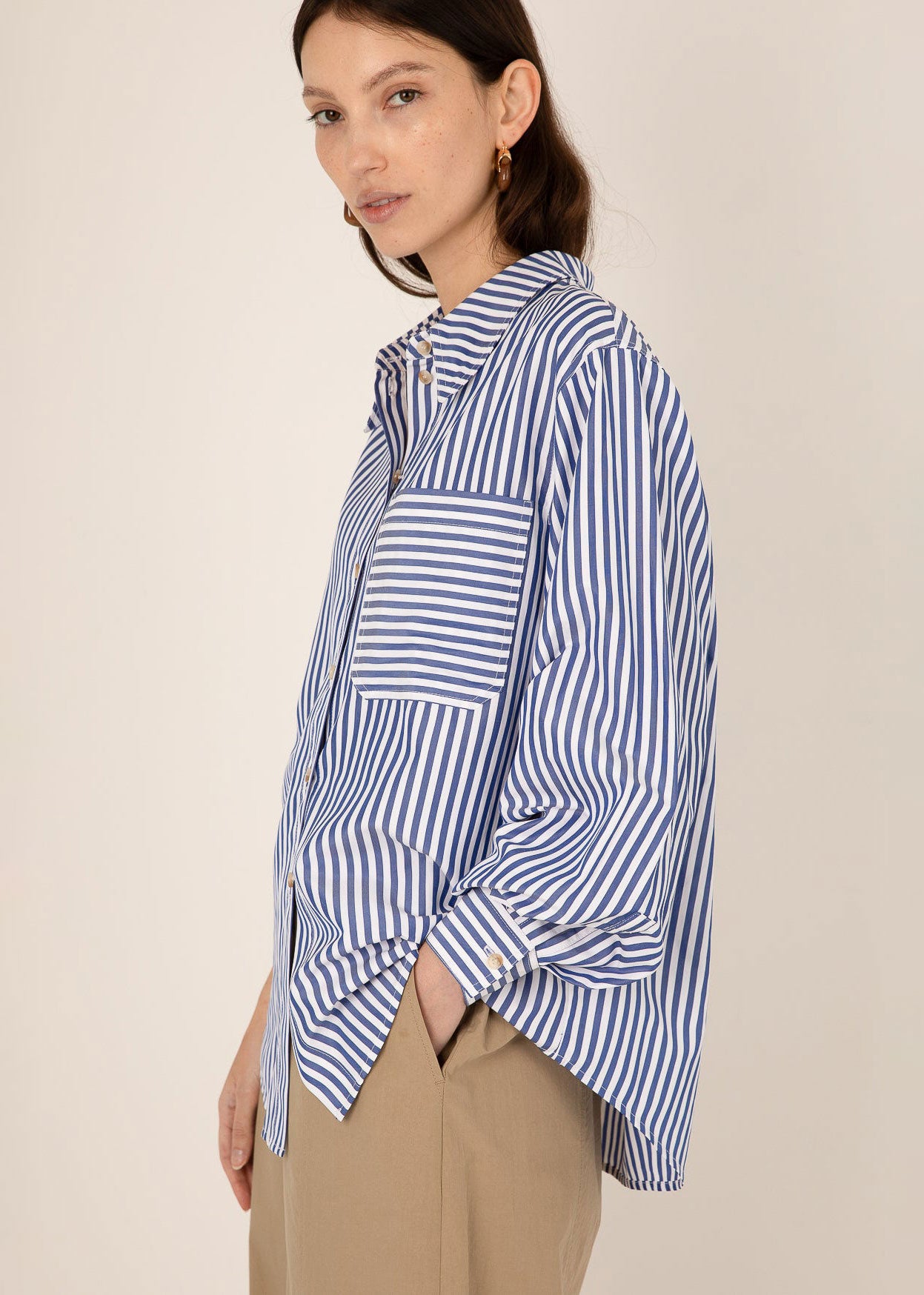 VI.VE.RE Ember Stripe Shirt