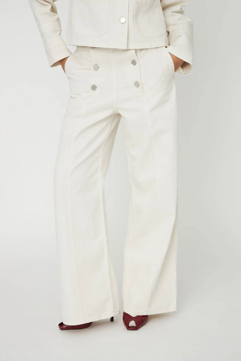 Stella Nova Sailors Pants - Almost White