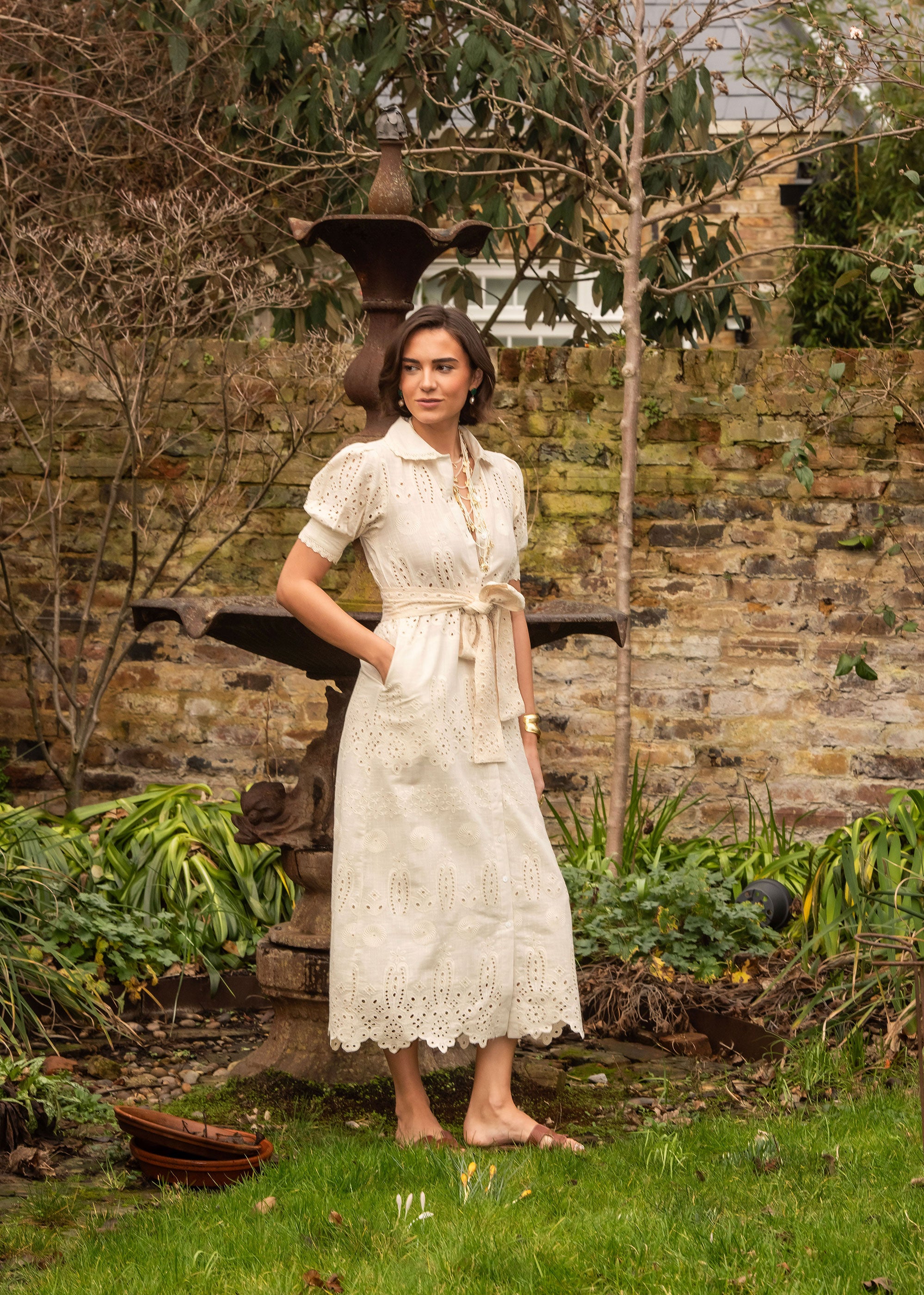 New Day Originals Sani Maxi Dress - Clotted Cream