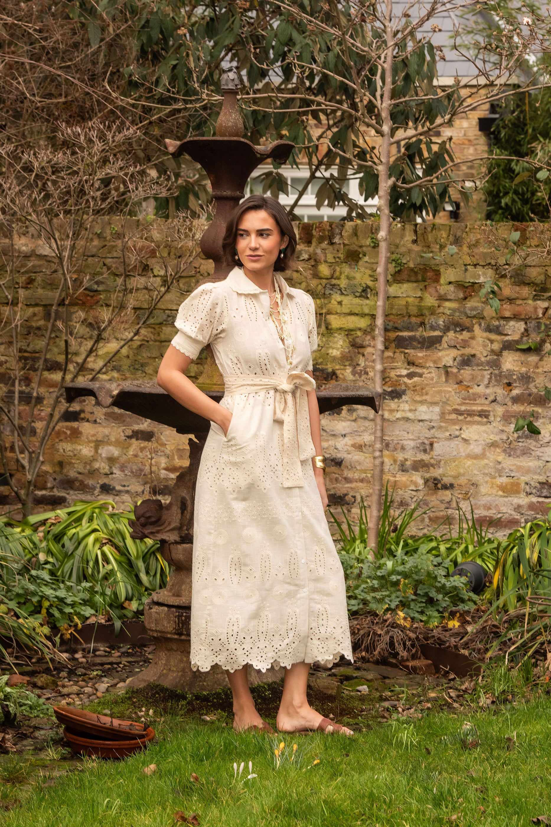 New Day Originals Sani Maxi Dress - Clotted Cream