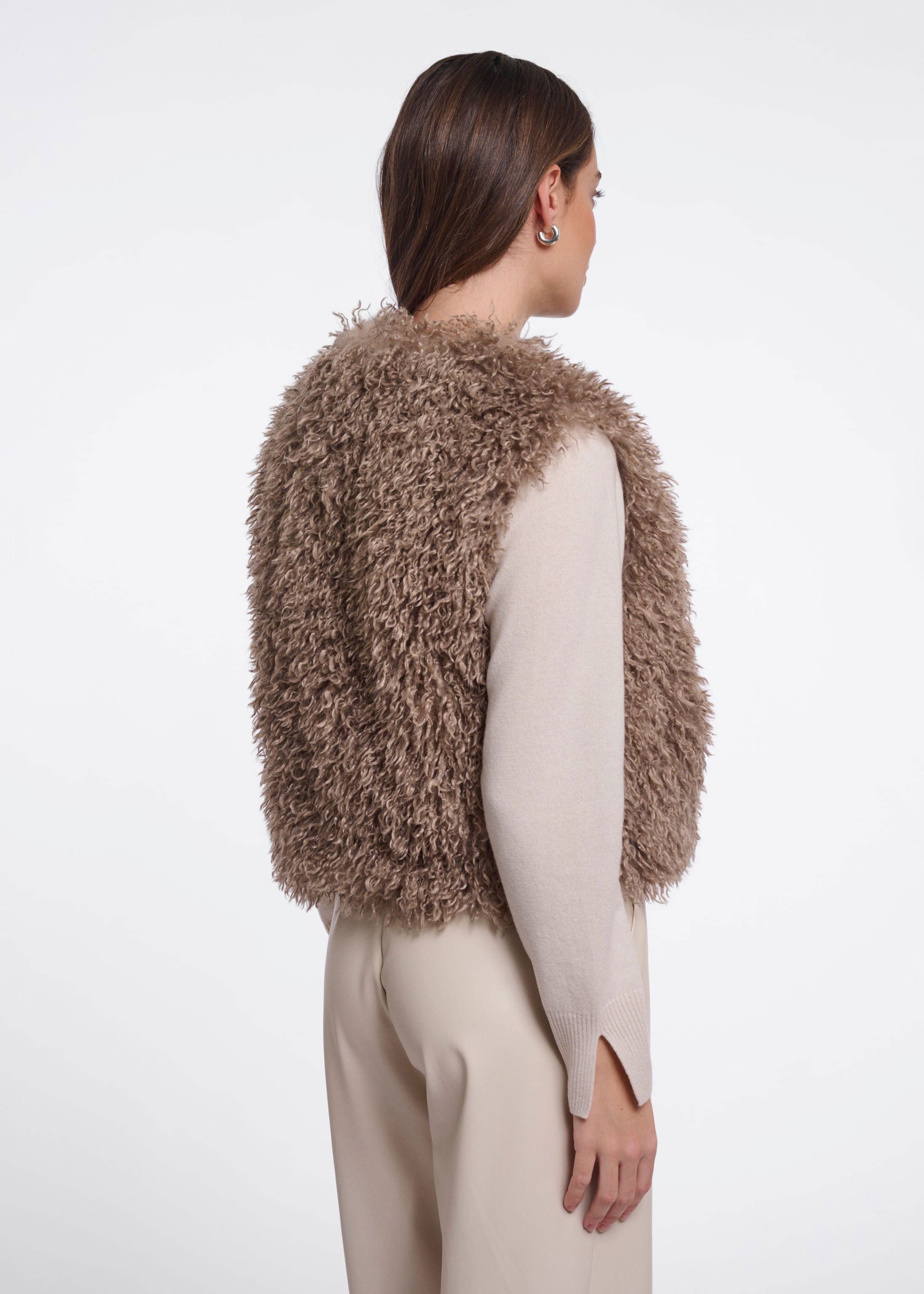 Rino & Pelle Sensy Waistcoat - Mocha Latte