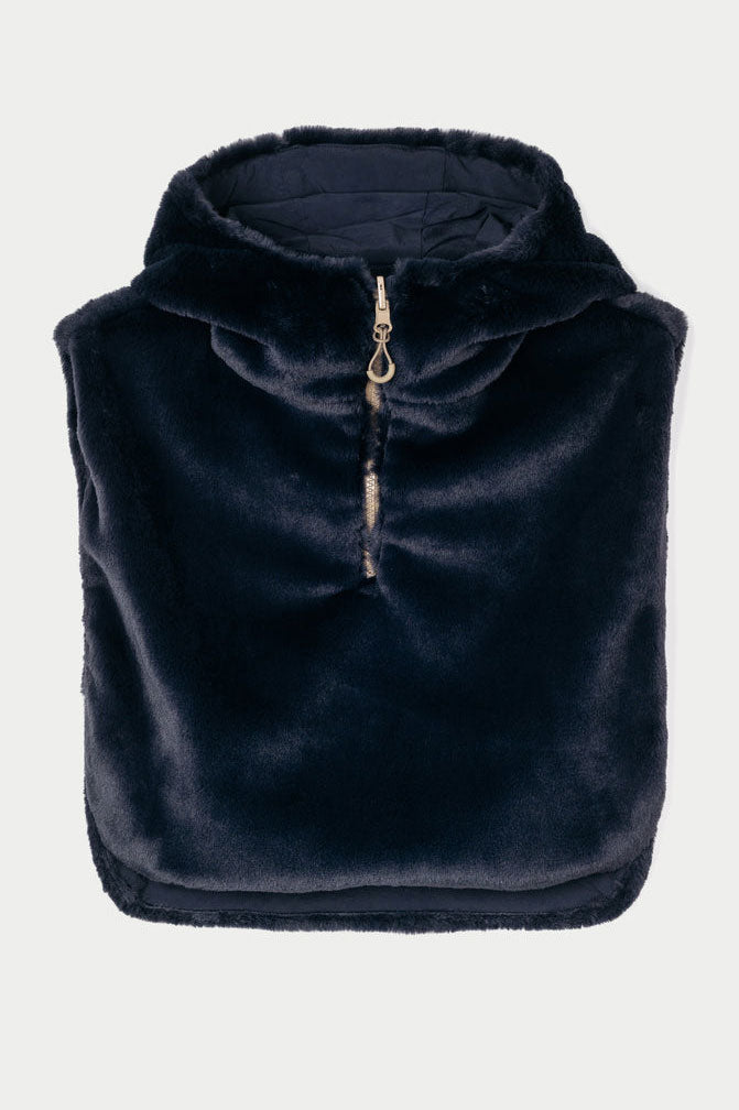 Tantä Bing Reversible Hood - Dark Navy
