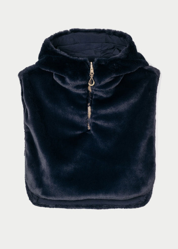 Tantä Bing Reversible Hood - Dark Navy