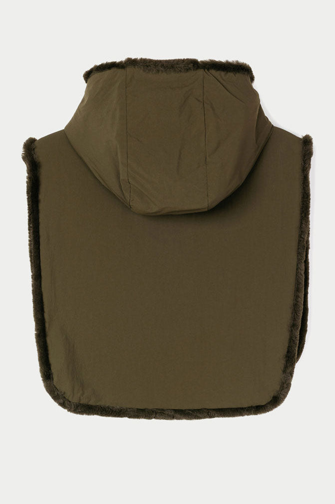 Tantä Bing Reversible Hood - Khaki