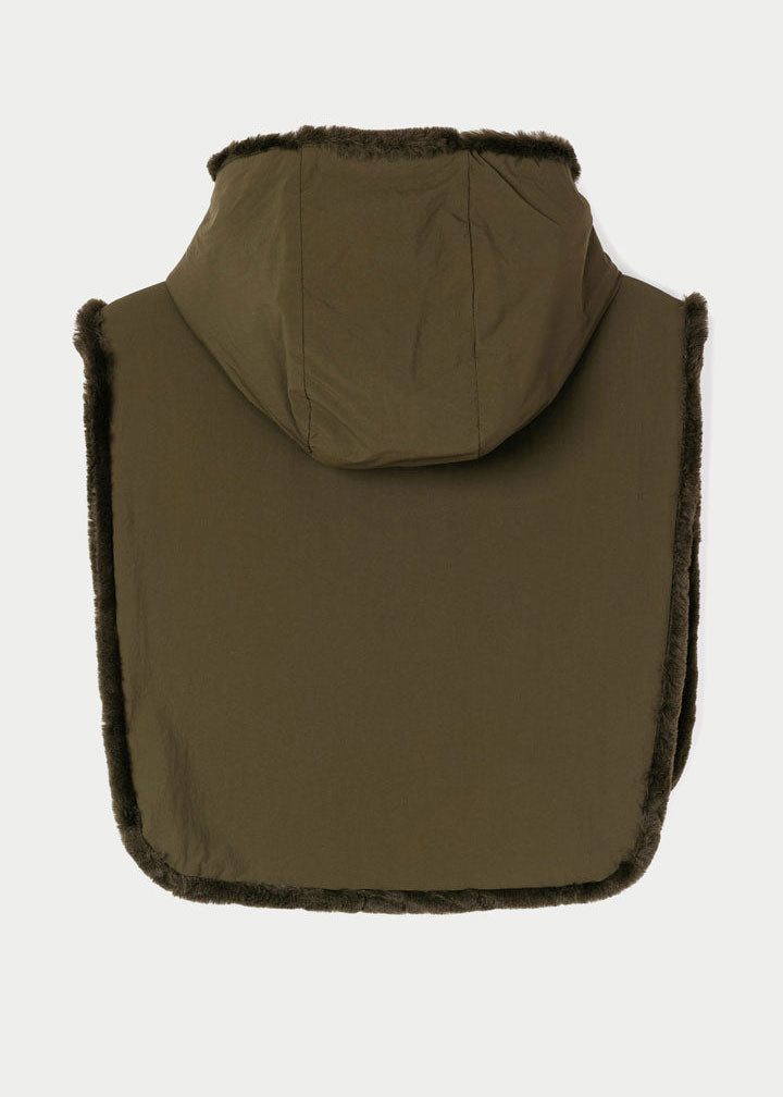 Tantä Bing Reversible Hood - Khaki