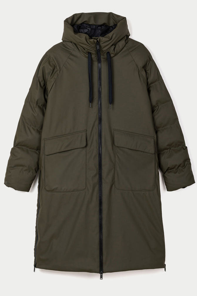 Tantä Rime Long Puffer - Khaki