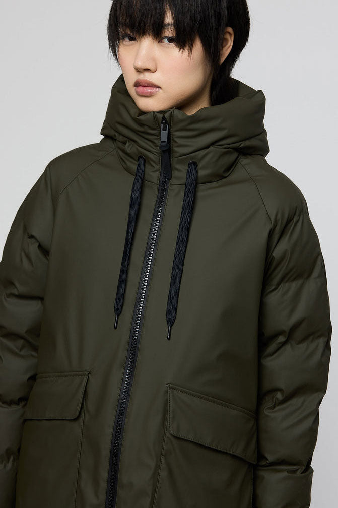 Tantä Rime Long Puffer - Khaki