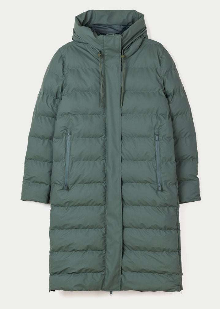 Tantä Glaze Long Puffer - Balsam Green
