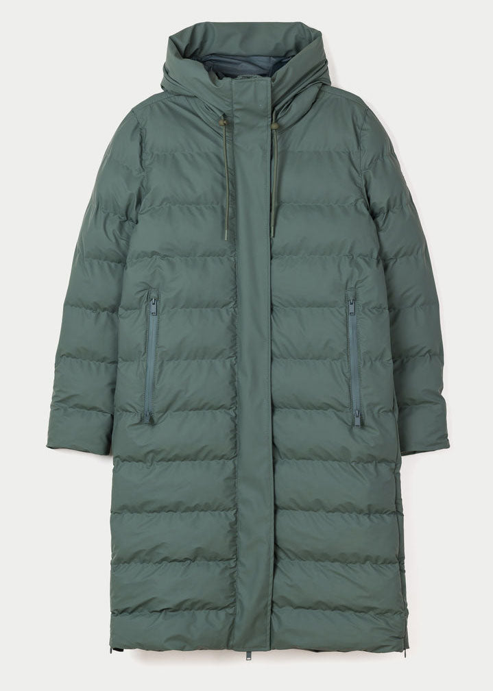 Tantä Glaze Long Puffer - Balsam Green