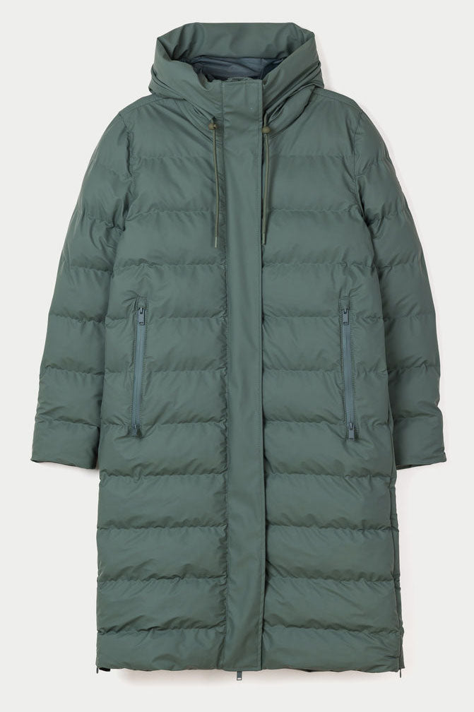 Tantä Glaze Long Puffer - Balsam Green