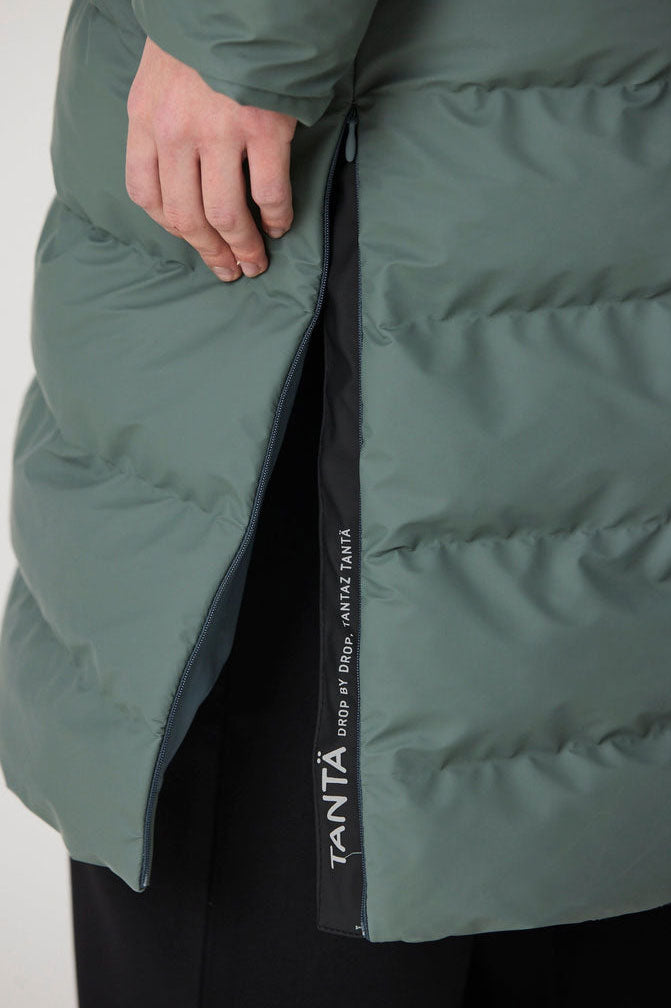Tantä Glaze Long Puffer - Balsam Green