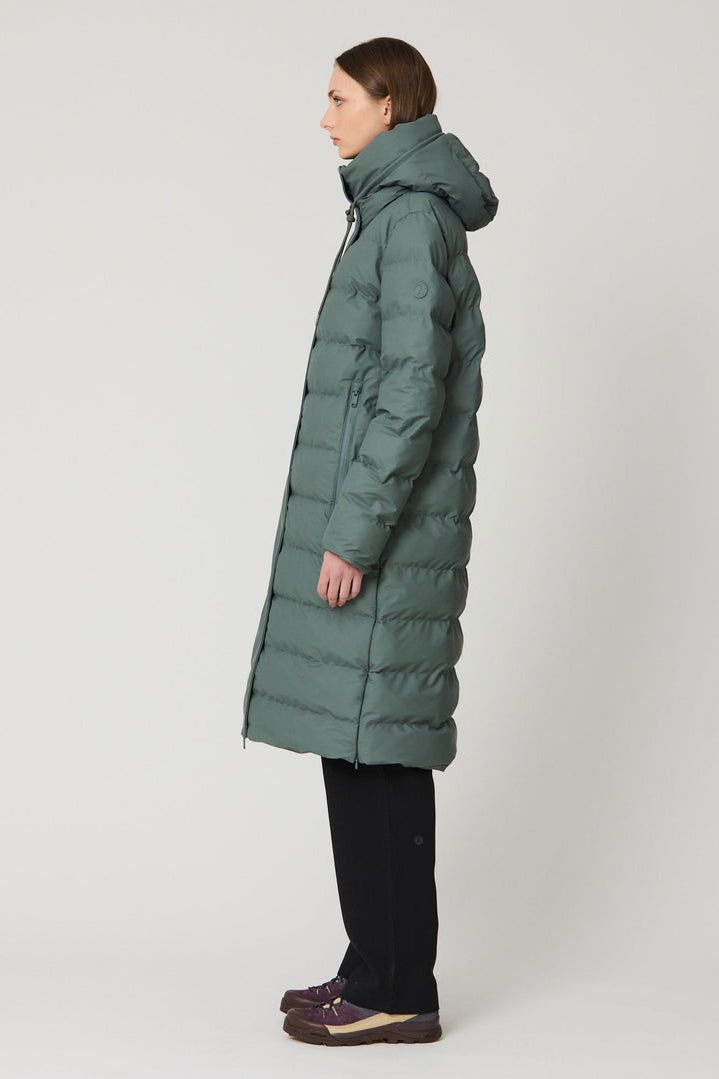 Tantä Glaze Long Puffer - Balsam Green