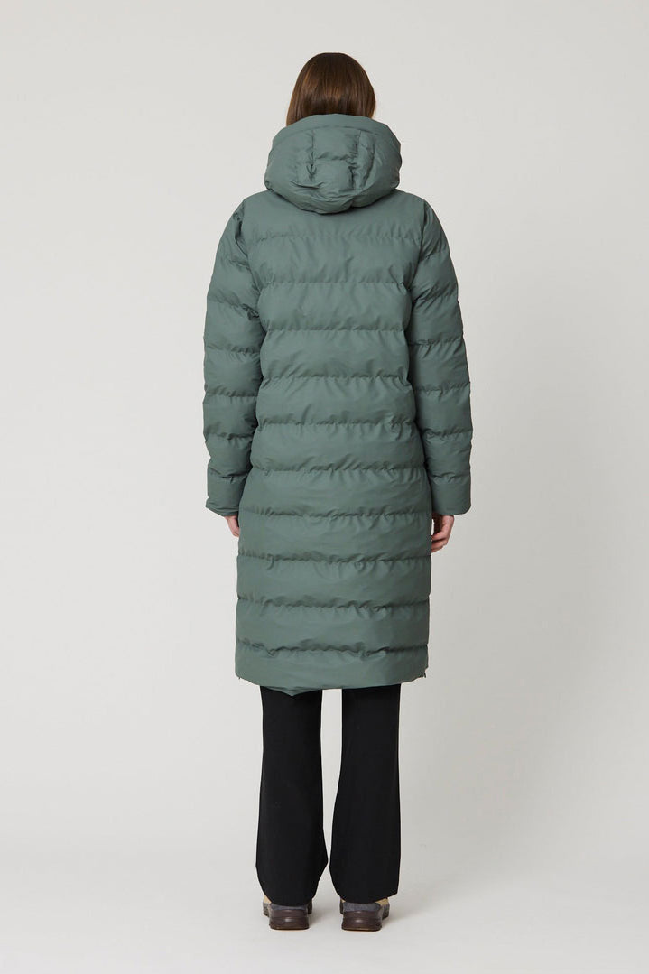 Tantä Glaze Long Puffer - Balsam Green