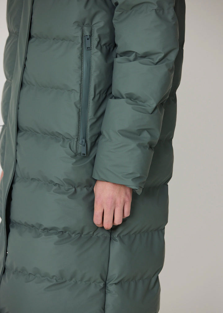Tantä Glaze Long Puffer - Balsam Green