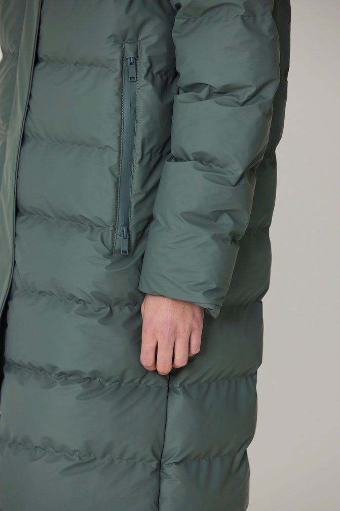 Tantä Glaze Long Puffer - Balsam Green