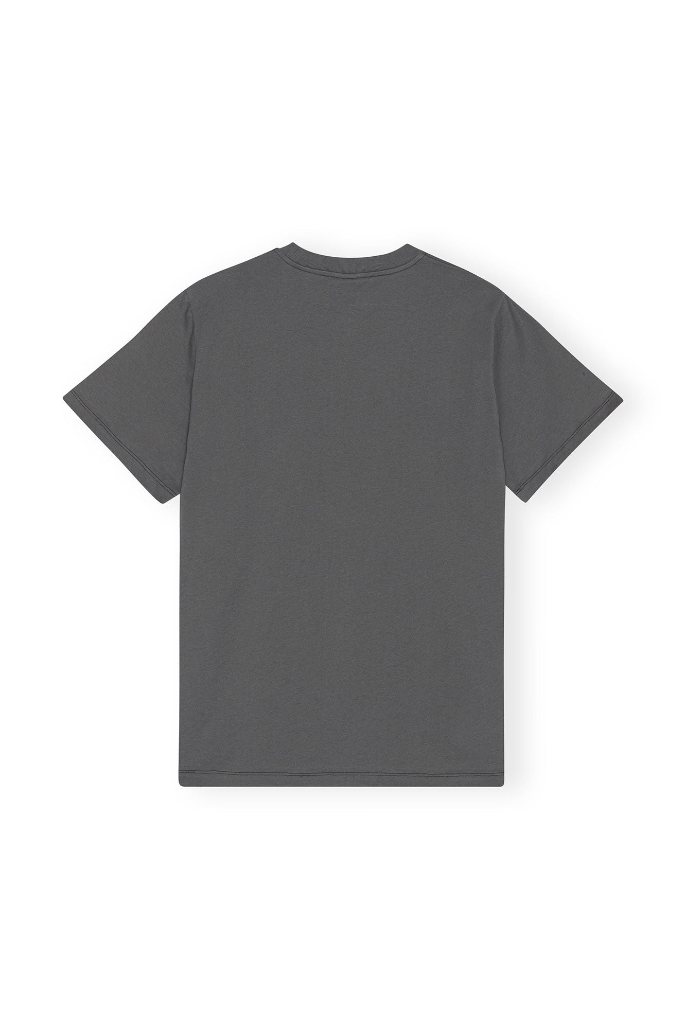 GANNI - Basic Jersey Flower Relaxed T-Shirt - Volcanic Ash