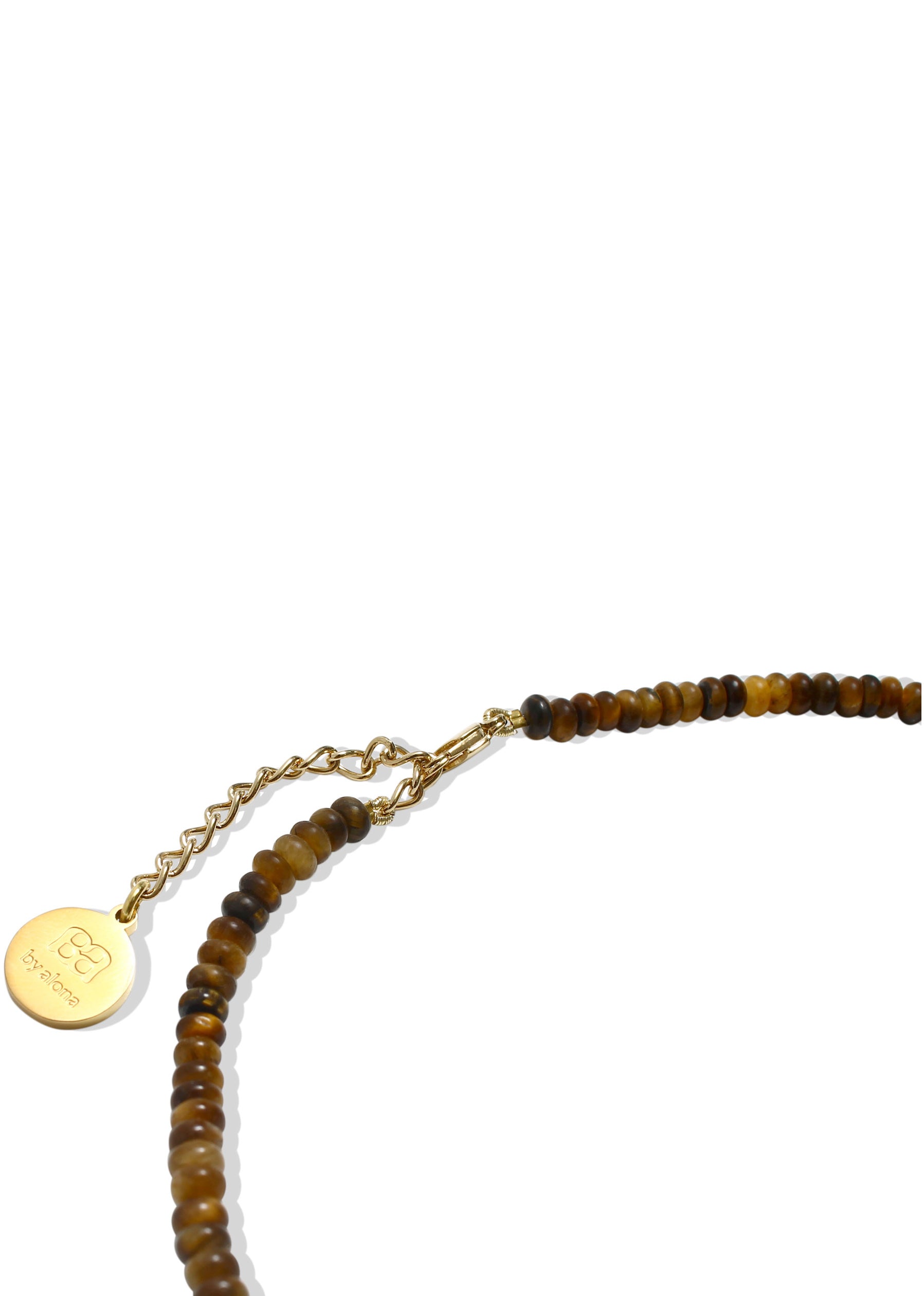 By Alona Vivienne Necklace - Pearl and Tigers eye