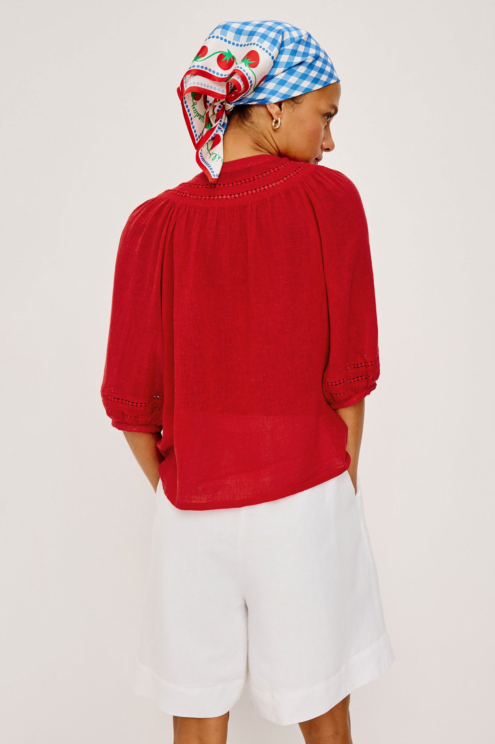 Rails Theia Top - Tomato