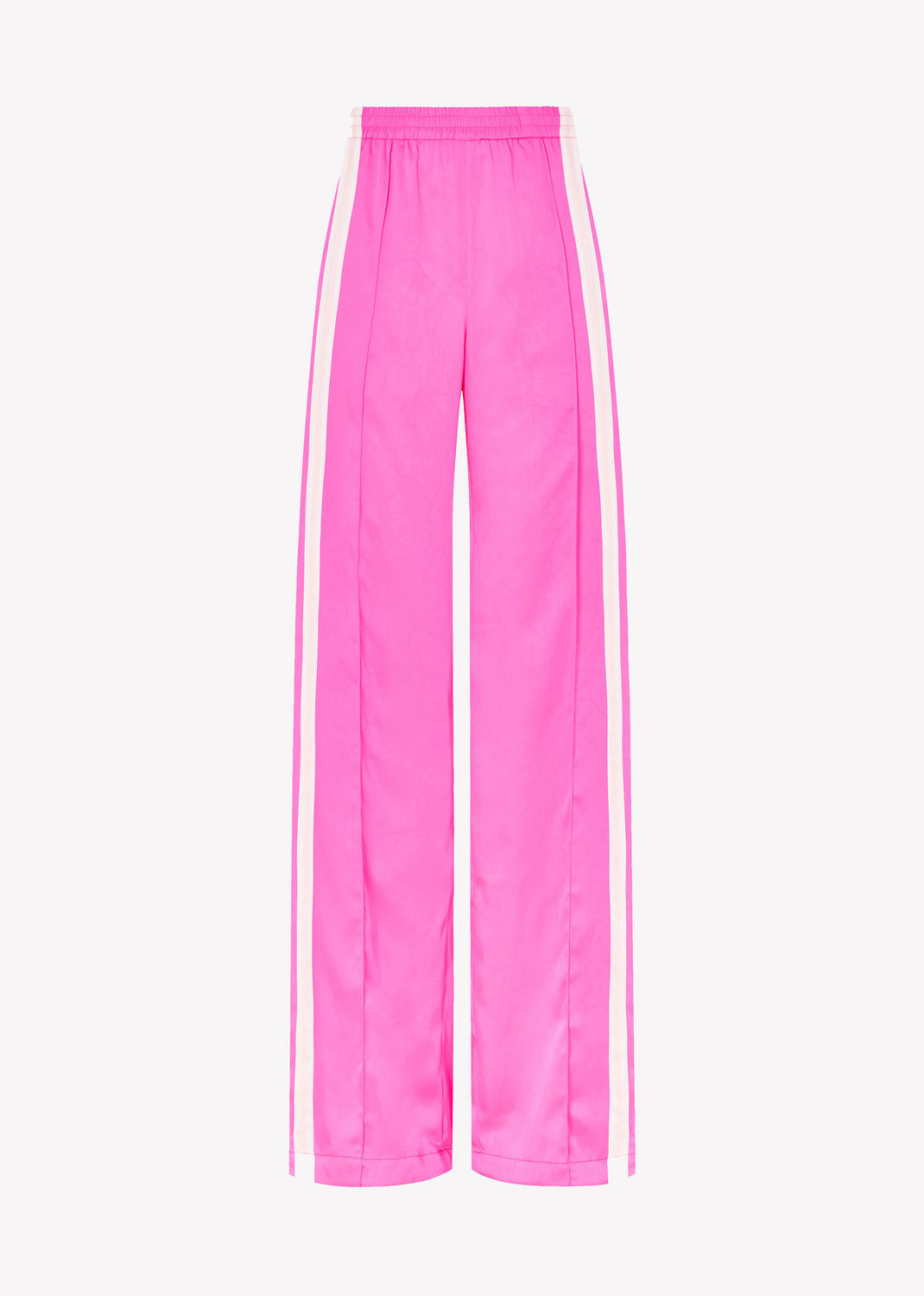 Serena Bute Crinkled Satin Serena Jogger - Shocking Pink