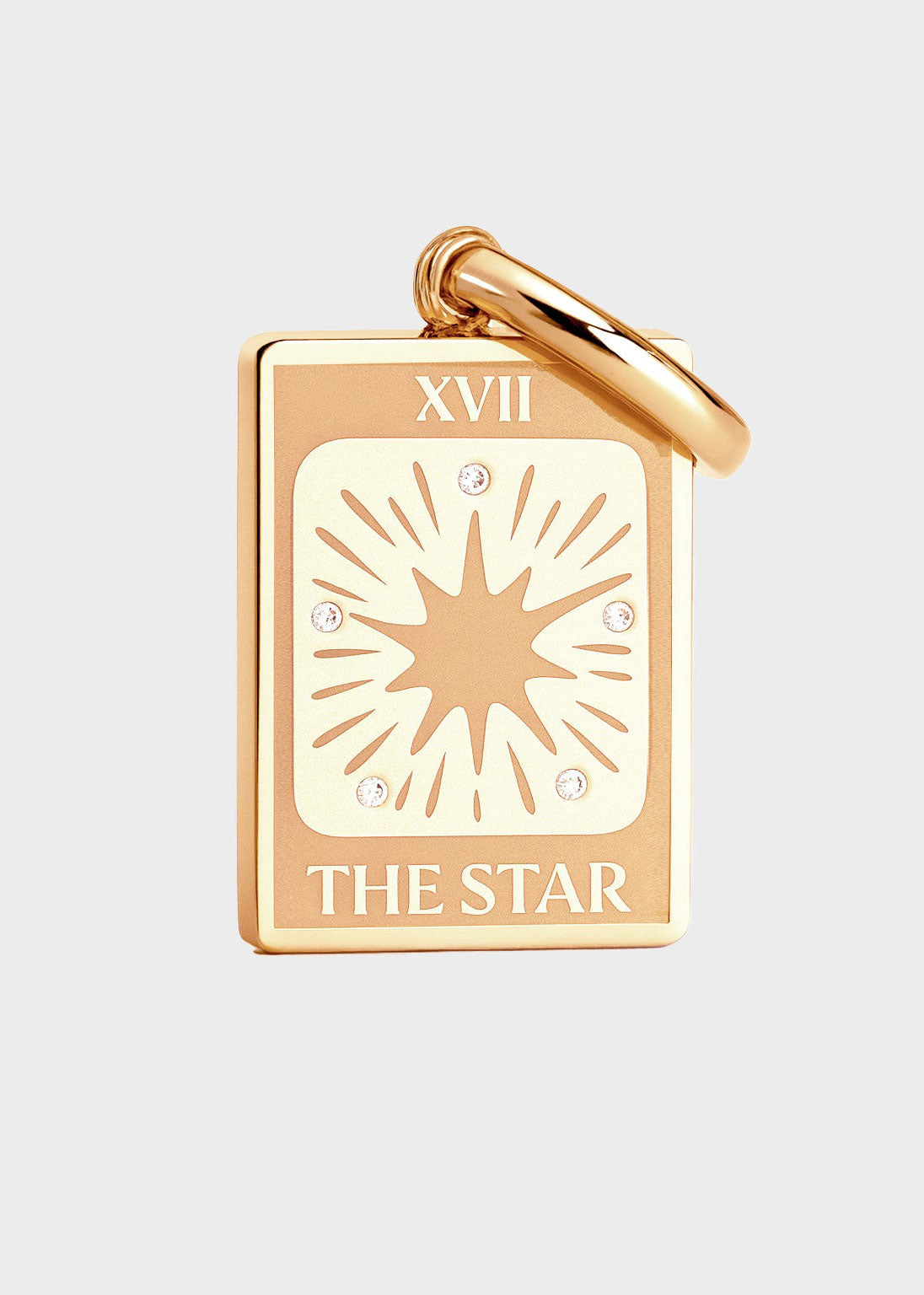 Coluri The Star Tarot Charm - Gold
