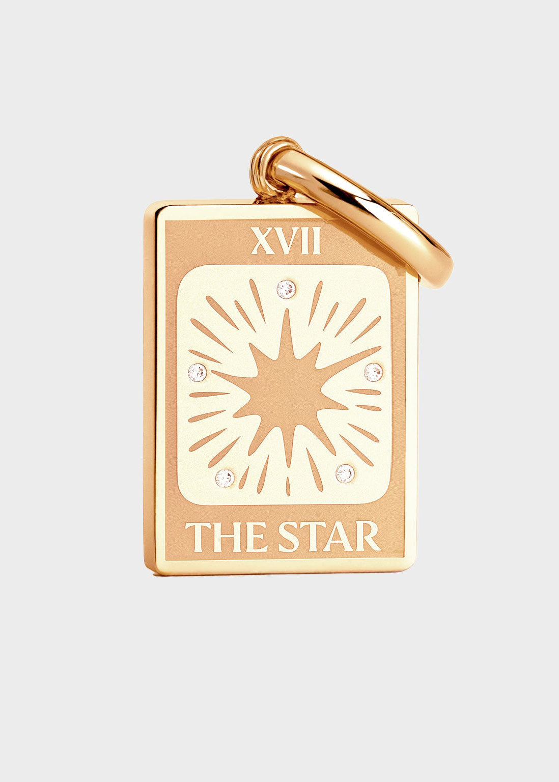 Coluri The Star Tarot Charm - Gold