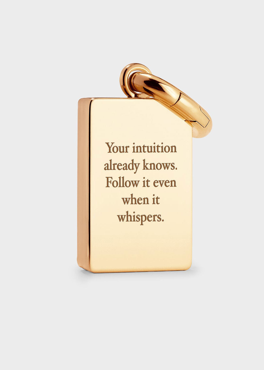 Coluri The Moon Tarot Charm - Gold