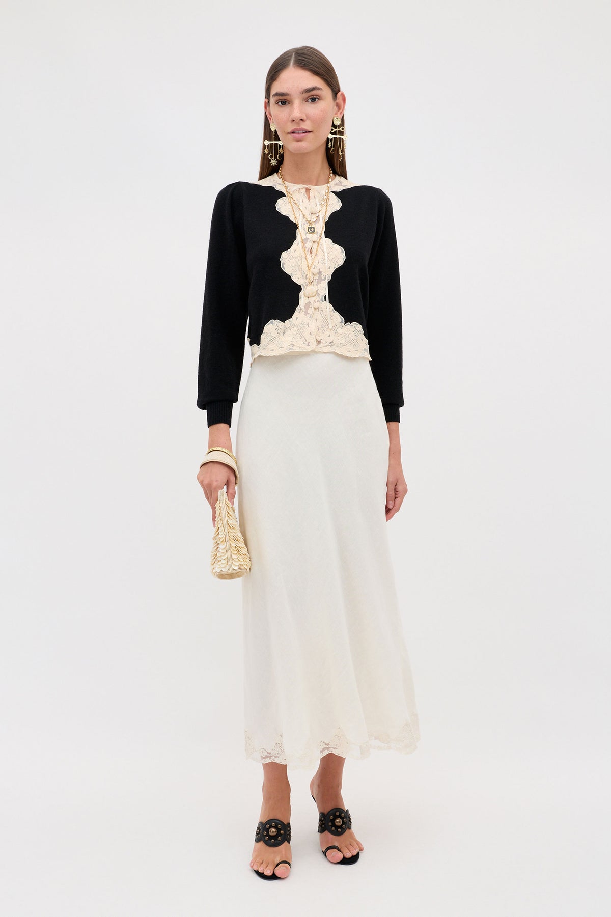 Rixo Tassia Cardigan - Black