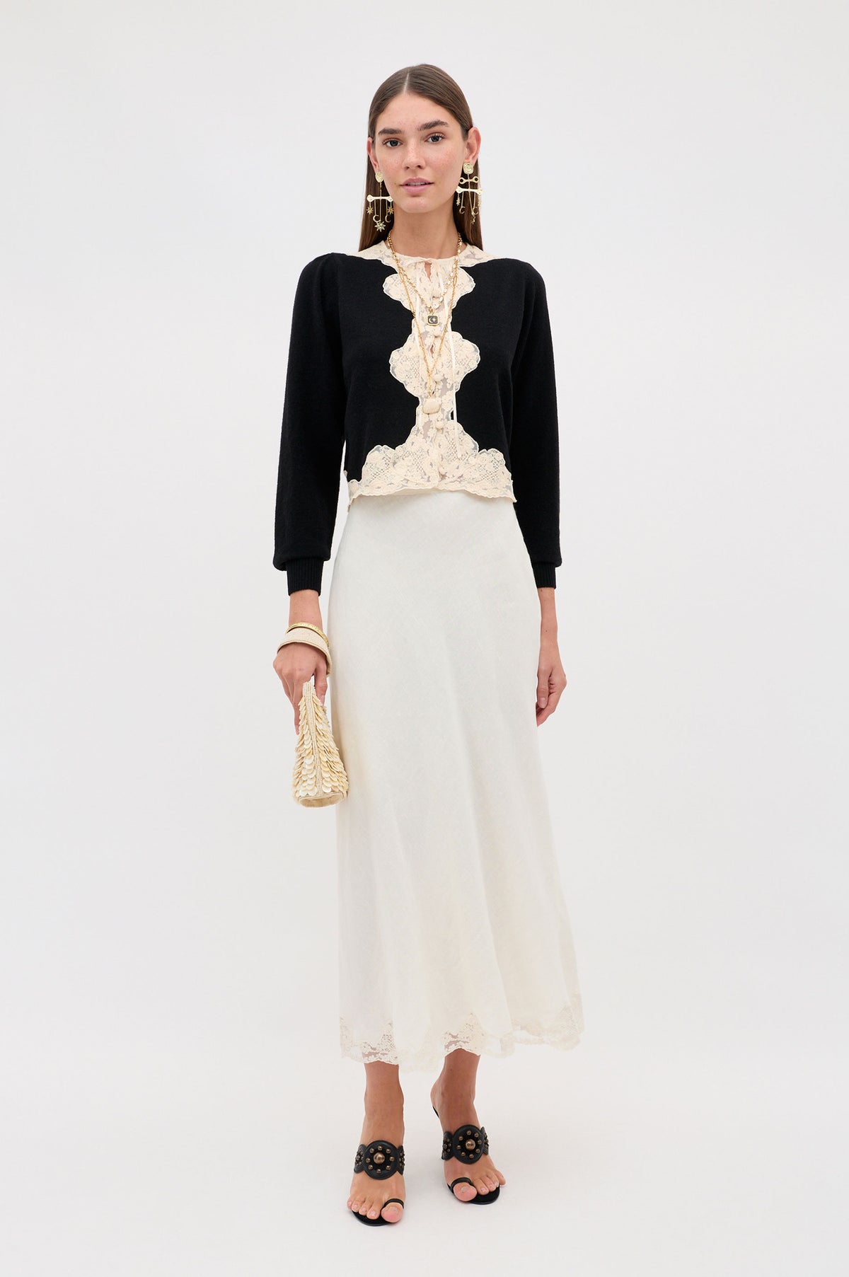 Rixo Tassia Cardigan - Black