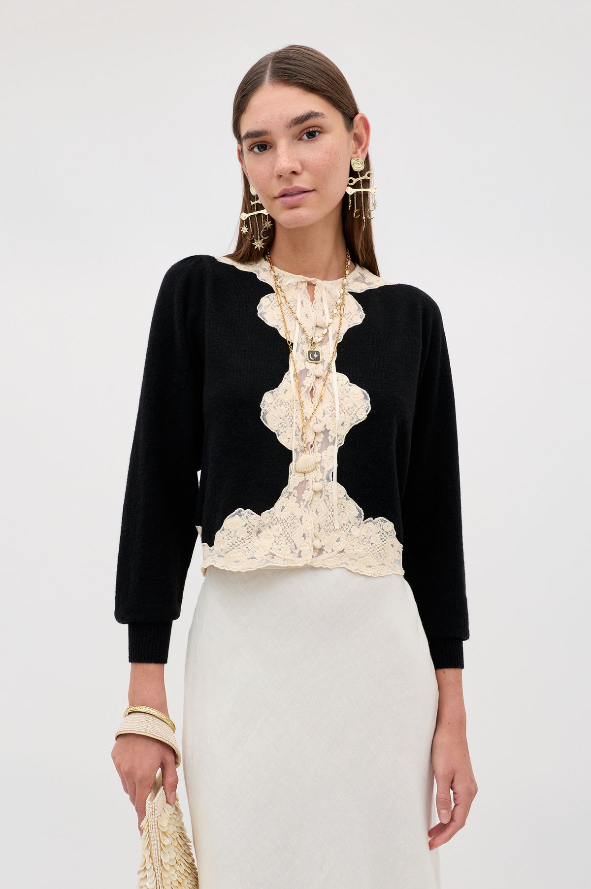 Rixo Tassia Cardigan - Black
