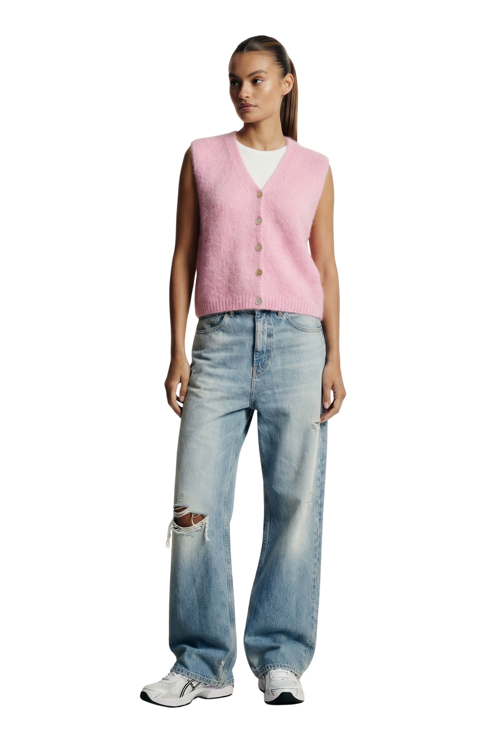 American Dreams Telma Vest - Soft Berry