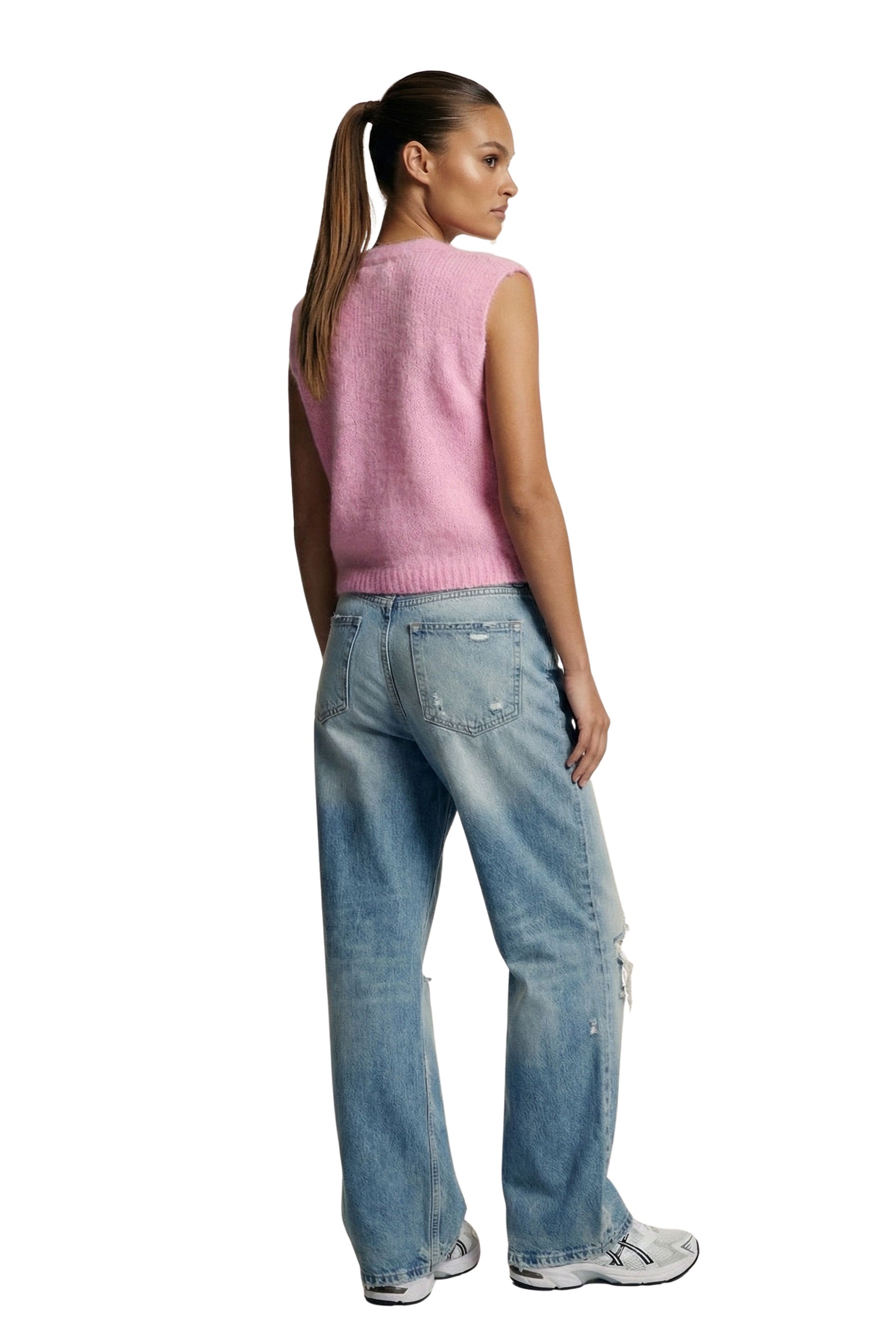 American Dreams Telma Vest - Soft Berry