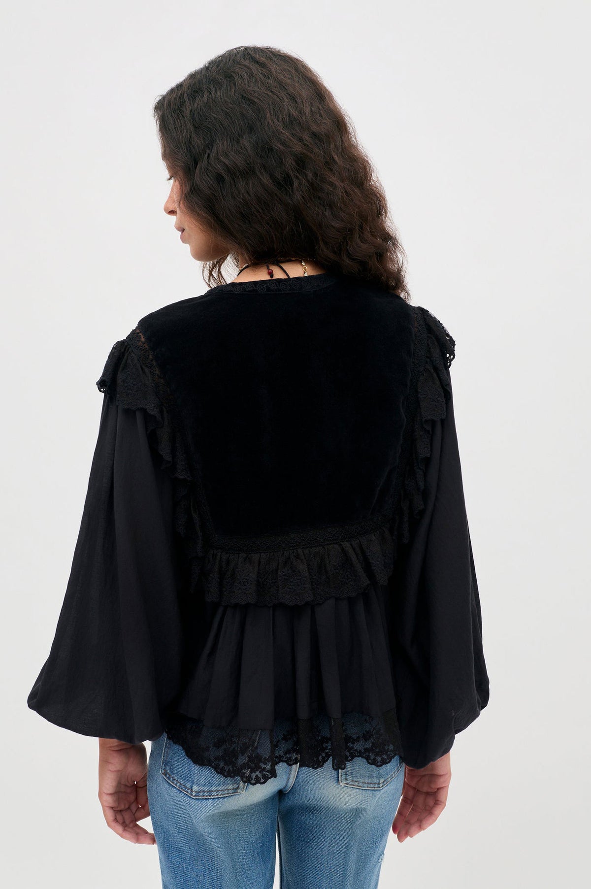Rixo Diann Embroidered Cotton Blouse
