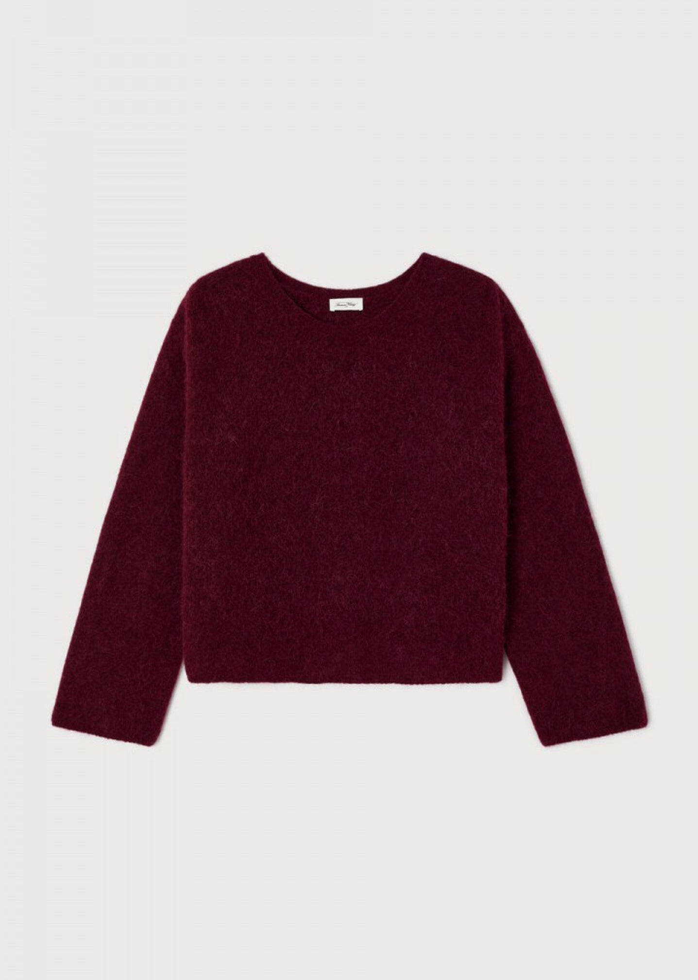 American Vintage Vitow Sweater - Dark Red Melange