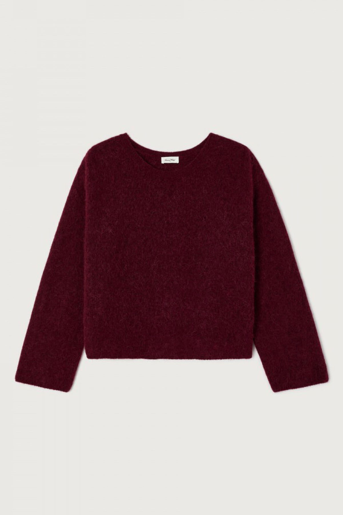 American Vintage Vitow Sweater - Dark Red Melange