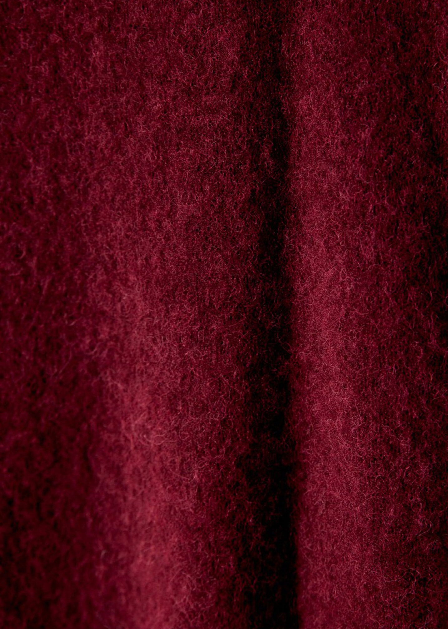 American Vintage Vitow Sweater - Dark Red Melange