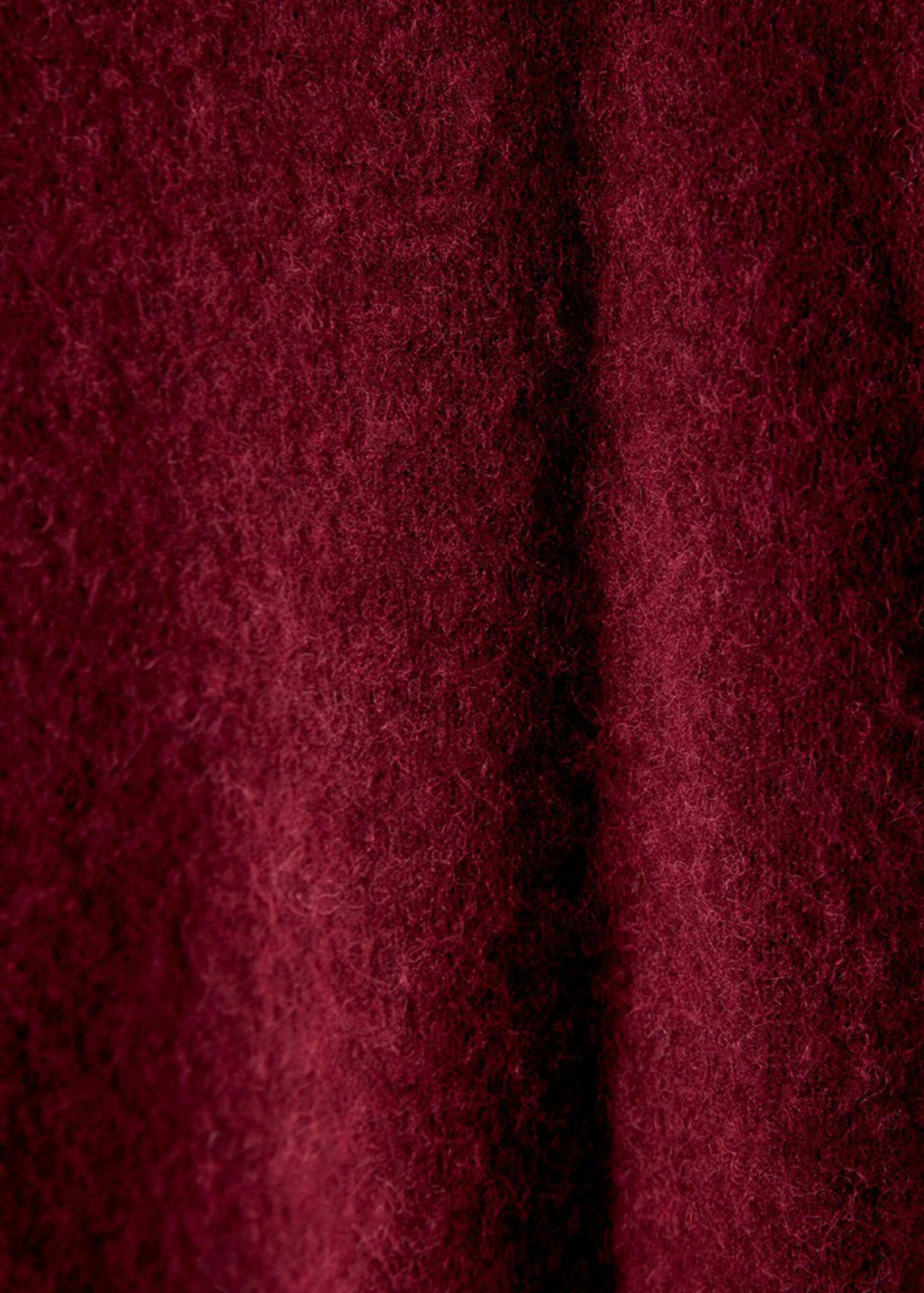 American Vintage Vitow Sweater - Dark Red Melange