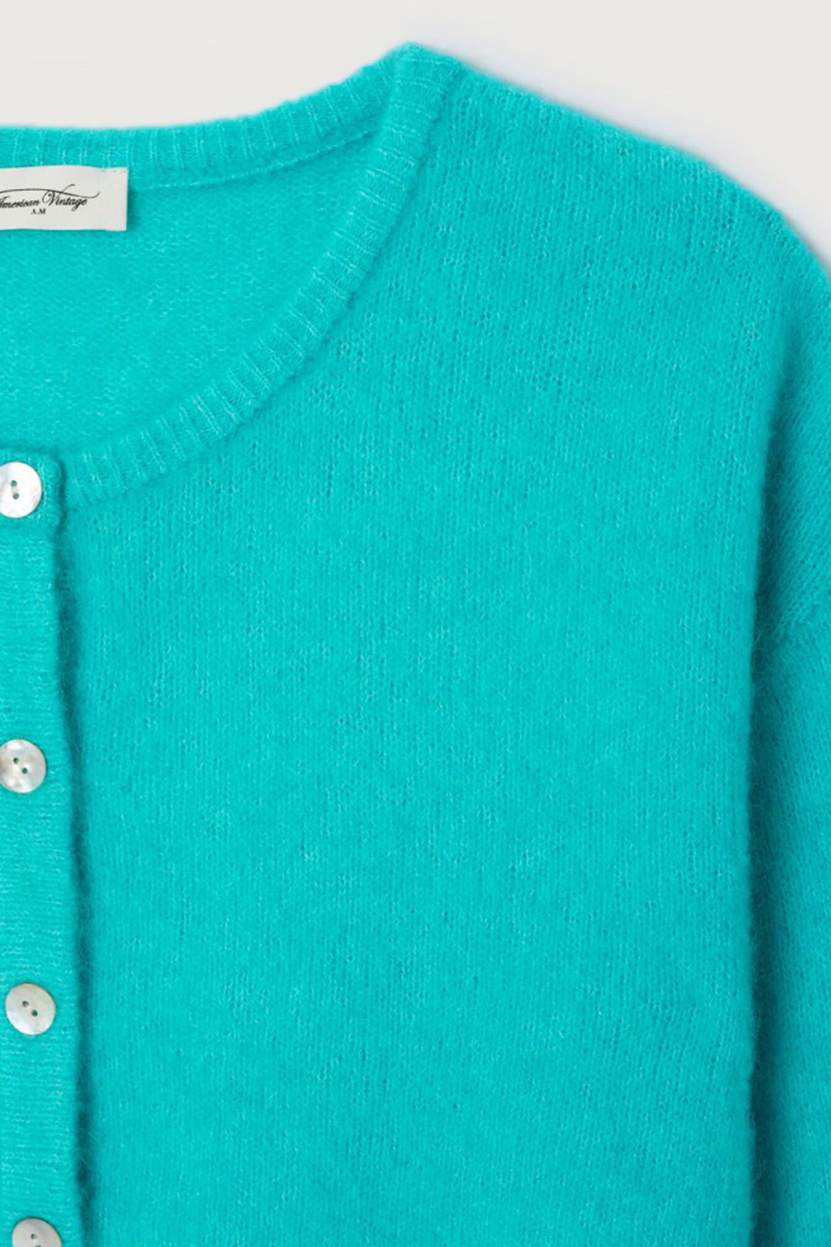 American Vintage Vitow Cardigan - Turquoise