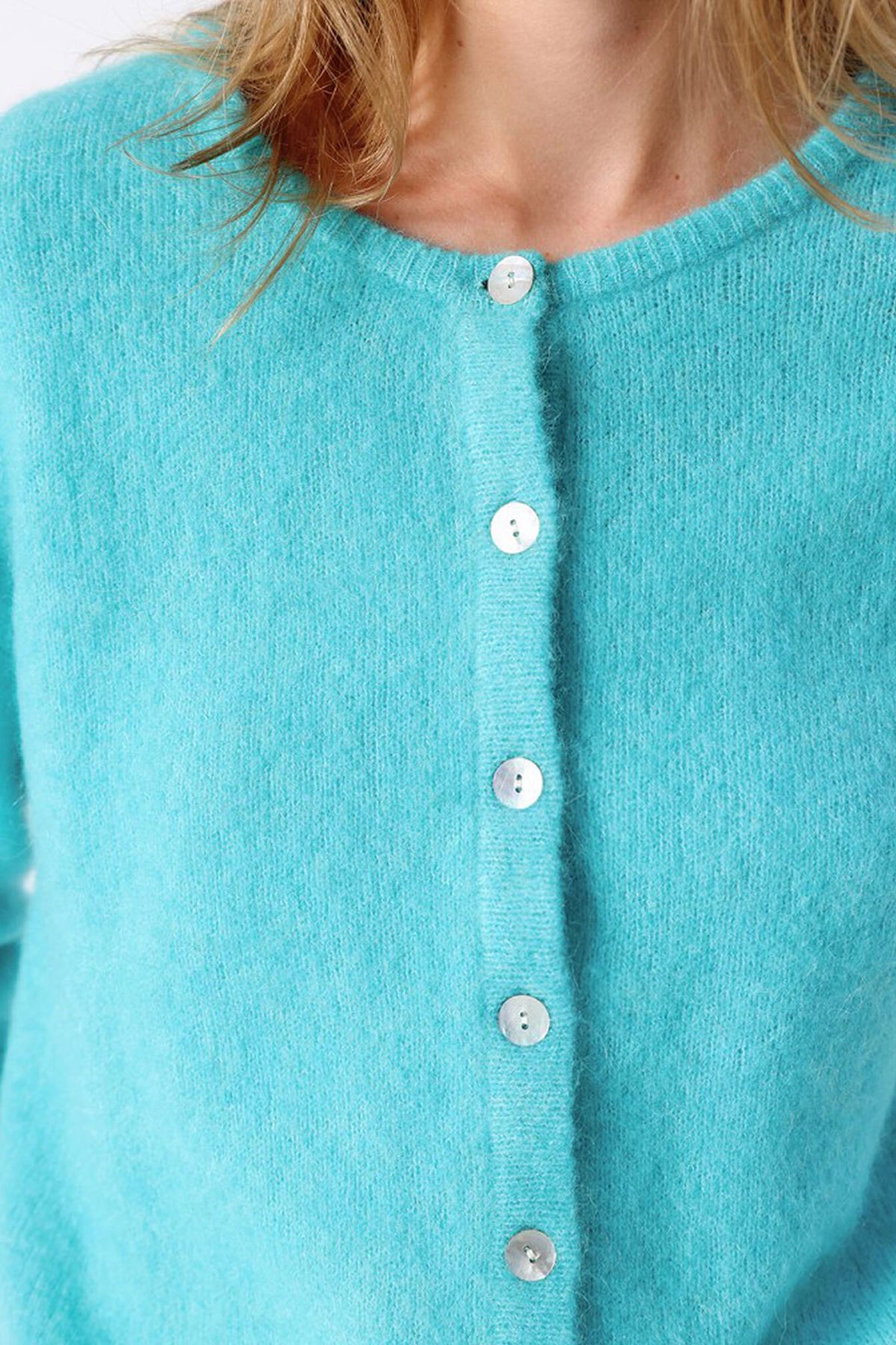 American Vintage Vitow Cardigan - Turquoise
